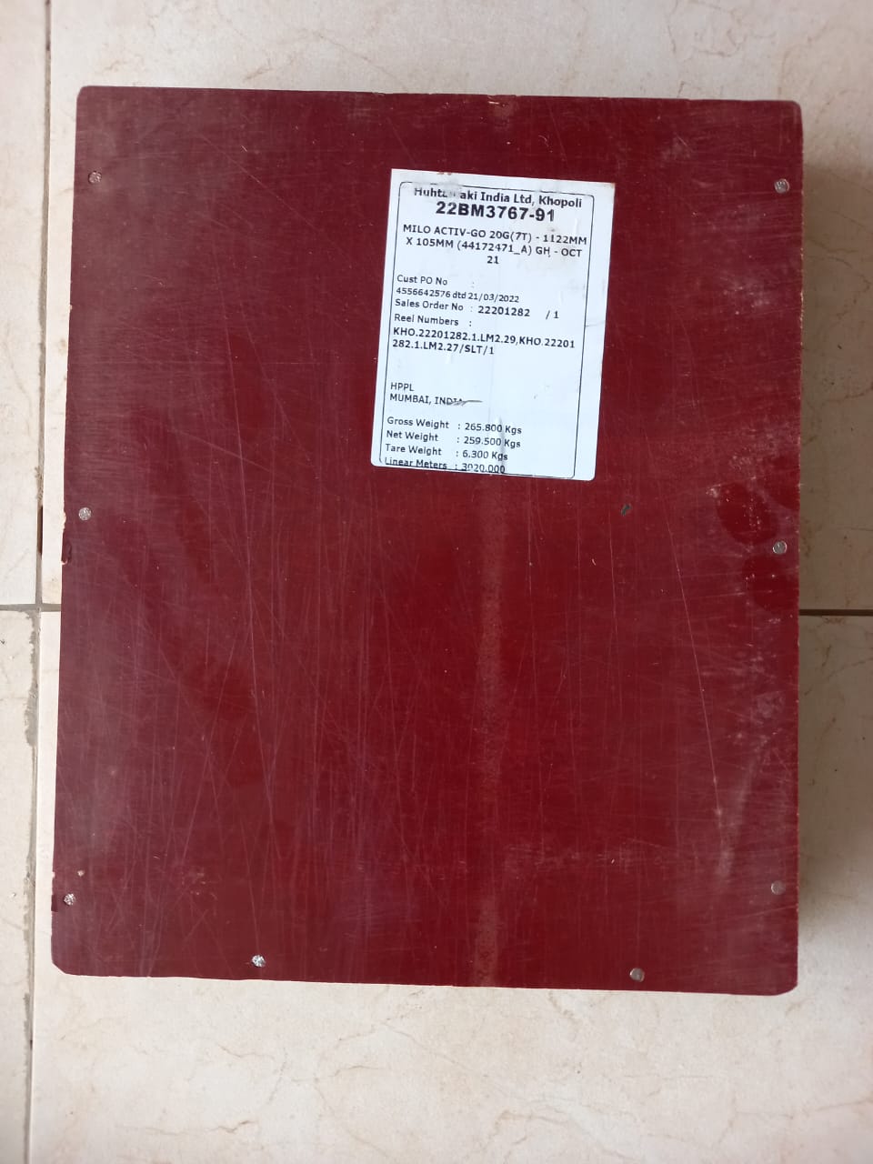 12*9 Meter board