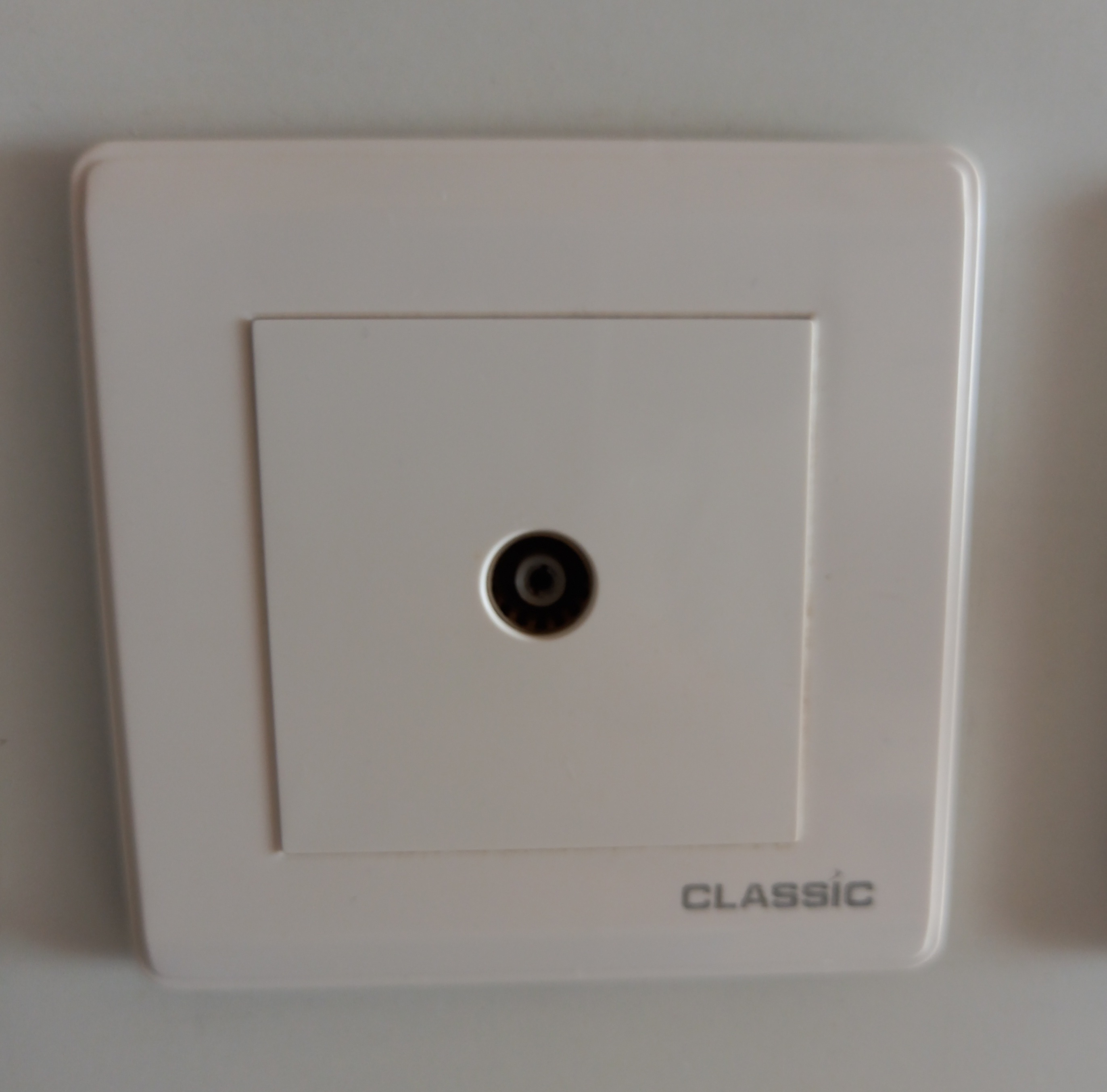 Tv socket classic
