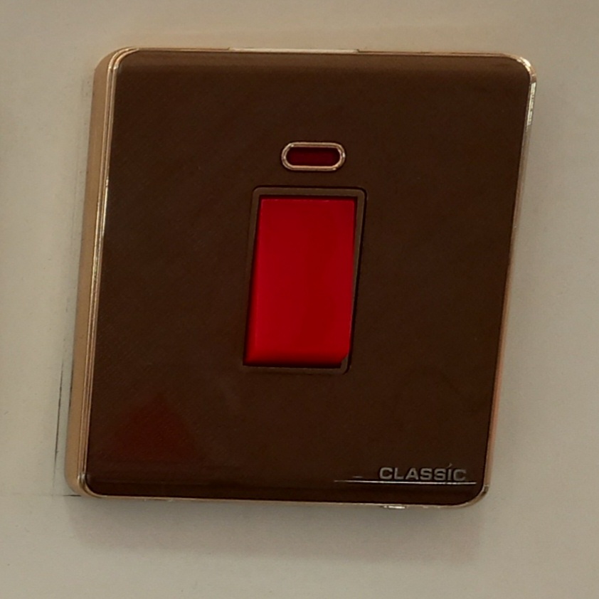 45A A/C switch acrylic classic coffee