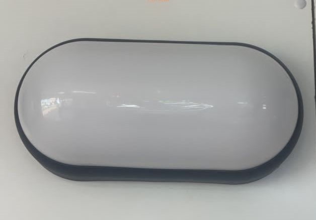 20w led Opaque liper white on black oval